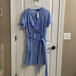 Faux wrap dress